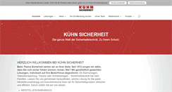 Desktop Screenshot of kuehn-sicherheit.de