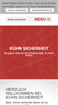 Mobile Screenshot of kuehn-sicherheit.de