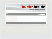 Tablet Screenshot of inside.kuehn-sicherheit.de